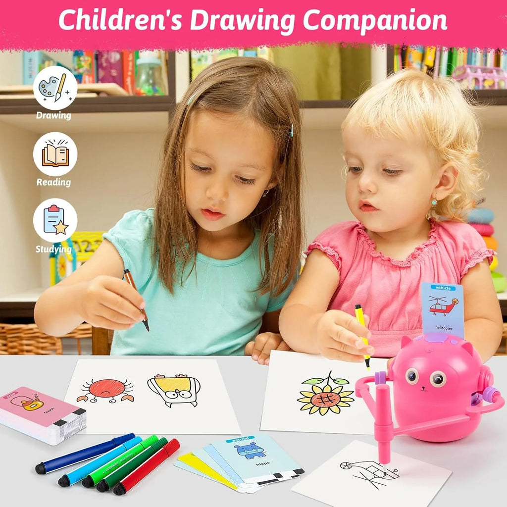 Doodle Path Drawing Robot – 100 Card Voice-Interactive Art Tutor